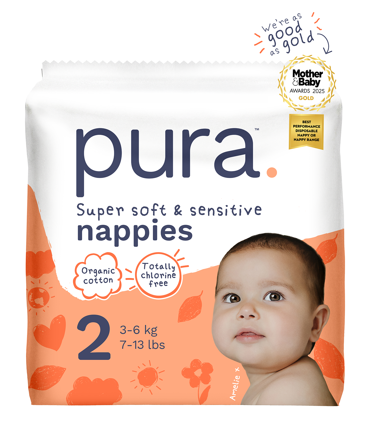 Bamboo Leak-Guard Diapers for Sensitive Skin