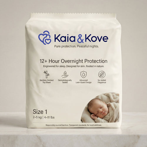 Bamboo Leak-Guard Diapers for Sensitive Skin